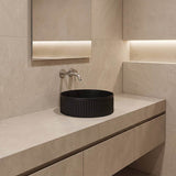 Infinity Round Ceramic Above Counter Basin NO Overflow 360x360x120mm - Variant Colour