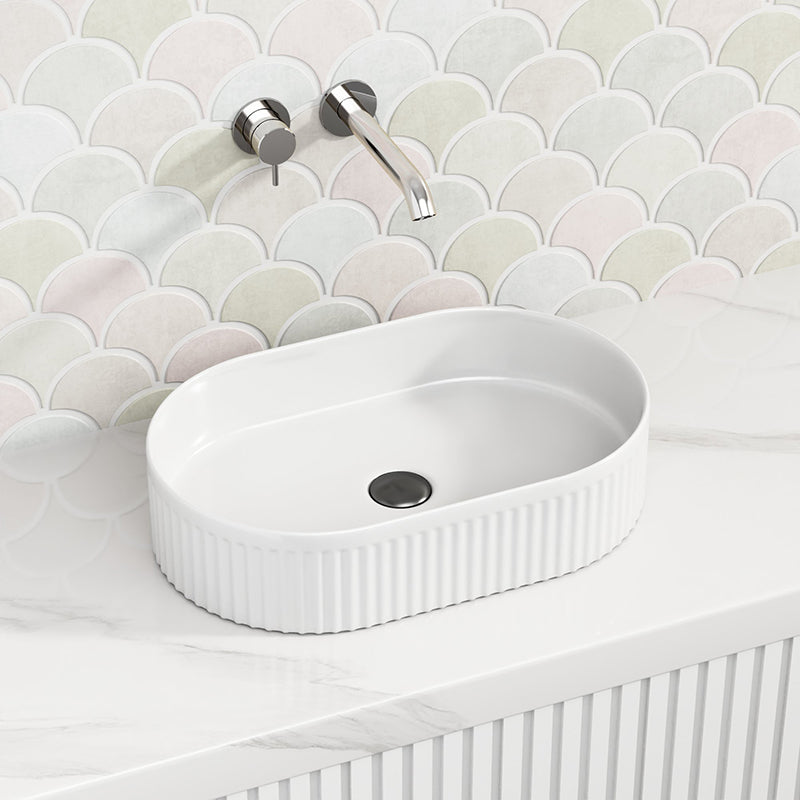 IF-IA078 Gloss White Ceramic Basin