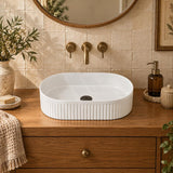 Oval Ceramic Above Counter Basin 500x320x120mm - Variant Colour
