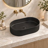 Oval Ceramic Above Counter Basin 500x320x120mm - Variant Colour