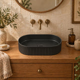 Oval Ceramic Above Counter Basin 500x320x120mm - Variant Colour