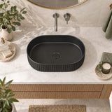 Oval Ceramic Above Counter Basin 500x320x120mm - Variant Colour