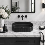 Oval Ceramic Above Counter Basin 500x320x120mm - Variant Colour