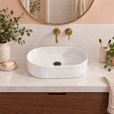 Oval Ceramic Above Counter Basin 500x320x120mm - Variant Colour