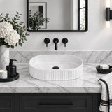 Oval Ceramic Above Counter Basin 500x320x120mm - Variant Colour