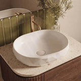 Oval Above Counter Ceramic Basin 450x360x140mm - Various Colour
