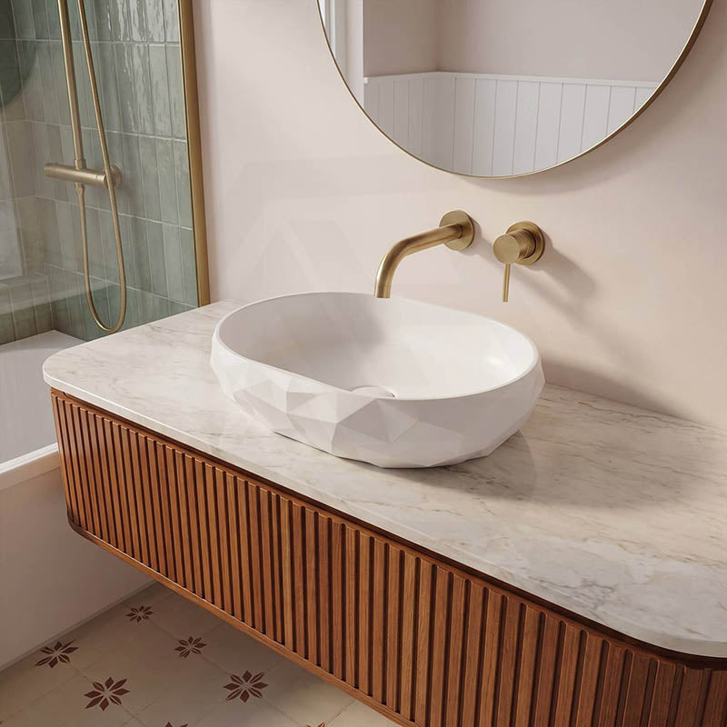 Oval Above Counter Ceramic Basin 450x360x140mm - Various Colour