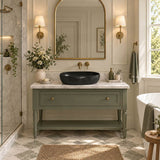 Oval Above Counter Ceramic Basin 450x360x140mm - Various Colour