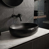 Oval Above Counter Ceramic Basin 450x360x140mm - Various Colour