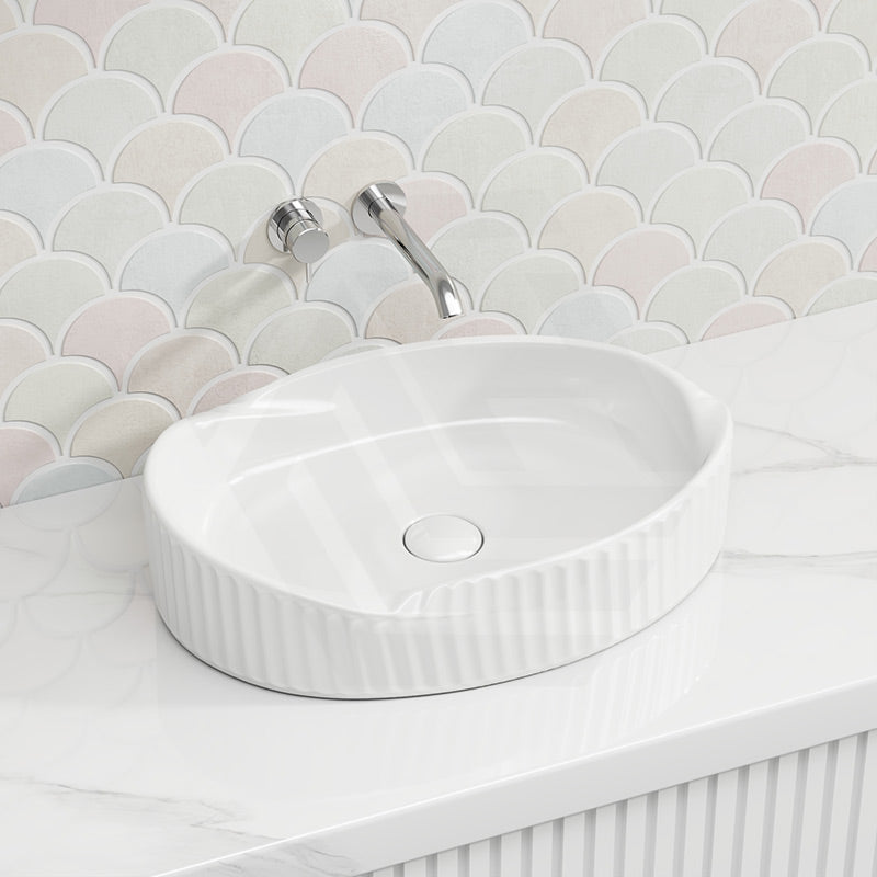 IF-IA082 Gloss White Ceramic Basin