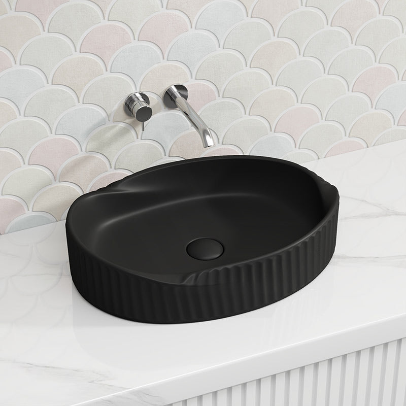 IF-IA082MB Matt Black Ceramic Basin