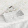610x340x120mm Rectangle Above Counter Ceramic Basin In Various Colour