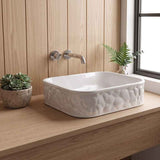 Rectangle Above Counter Ceramic Basin 510x395x130mm - Various Colour