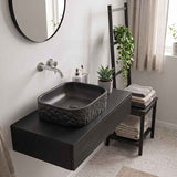 Rectangle Above Counter Ceramic Basin 510x395x130mm - Various Colour
