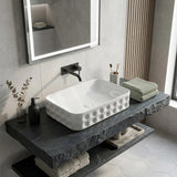 600x395x130mm Rectangle Above Counter Basin Ceramic Variant Colour Available