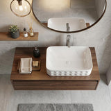 600x395x130mm Rectangle Above Counter Basin Ceramic Variant Colour Available