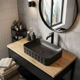 600x395x130mm Rectangle Above Counter Basin Ceramic Variant Colour Available