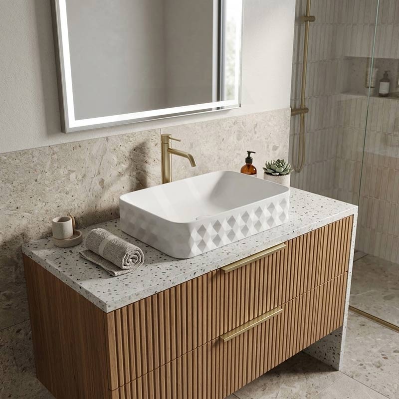 600x395x130mm Rectangle Above Counter Basin Ceramic Variant Colour Available