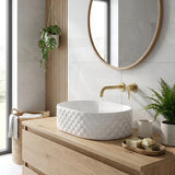 Oval Above Counter Basin Ceramic 450x330x130mm - Various Colour