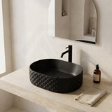 Oval Above Counter Basin Ceramic 450x330x130mm - Various Colour