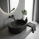 Oval Above Counter Basin Ceramic 450x330x130mm - Various Colour