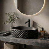 Oval Above Counter Basin Ceramic 450x330x130mm - Various Colour
