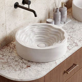 Round Ceramic Above Counter Basin 410x410x130mm - 4 Colours