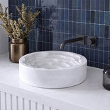 Round Ceramic Above Counter Basin 410x410x130mm - 4 Colours