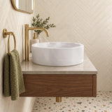 Round Ceramic Above Counter Basin 410x410x130mm - 4 Colours