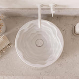 Round Ceramic Above Counter Basin 410x410x130mm - 4 Colours
