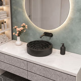 Round Ceramic Above Counter Basin 410x410x130mm - 4 Colours