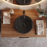 Round Ceramic Above Counter Basin 410x410x130mm - 4 Colours