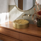 Round Ceramic Above Counter Basin 410x410x130mm - 4 Colours