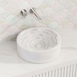 Round Ceramic Above Counter Basin 410x410x130mm - 4 Colours
