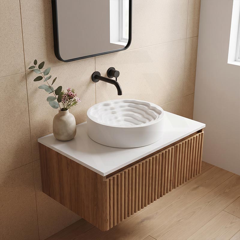 Round Ceramic Above Counter Basin 410x410x130mm - 4 Colours