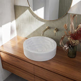 Round Ceramic Above Counter Basin 410x410x130mm - 4 Colours