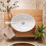 600x380x130mm Oval Ceramic Above Counter Basin Variant Colour Available