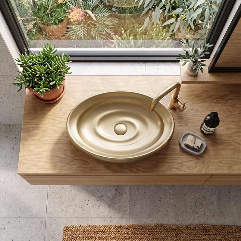 600x380x130mm Oval Ceramic Above Counter Basin Variant Colour Available