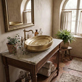 600x380x130mm Oval Ceramic Above Counter Basin Variant Colour Available