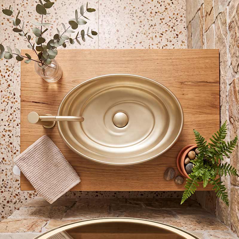 600x380x130mm Oval Ceramic Above Counter Basin Variant Colour Available