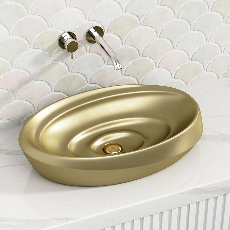 600x380x130mm Oval Ceramic Above Counter Basin Variant Colour Available