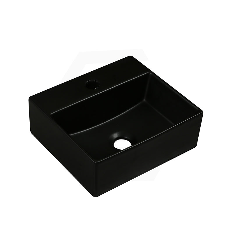 335x290x120mm Rectangle Ceramic Above Counter/Wall Hung Basin with Tap Hole Variant Colour Available