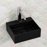 335x290x120mm Rectangle Ceramic Above Counter/Wall Hung Basin with Tap Hole Variant Colour Available