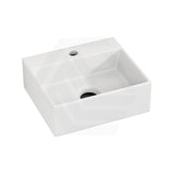 335x290x120mm Rectangle Ceramic Above Counter/Wall Hung Basin with Tap Hole Variant Colour Available