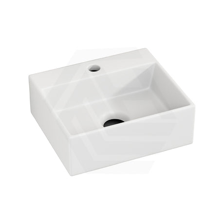335x290x120mm Rectangle Ceramic Above Counter/Wall Hung Basin with Tap Hole Variant Colour Available