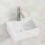 335x290x120mm Rectangle Ceramic Above Counter/Wall Hung Basin with Tap Hole Variant Colour Available