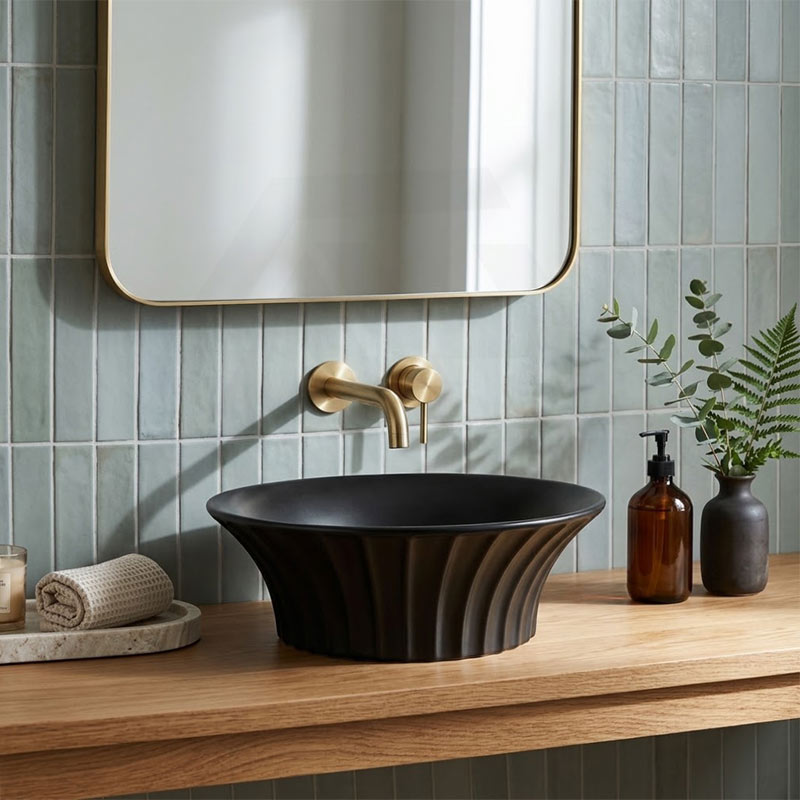 Infinity Ceramic Above Counter Art Basin 395x395x130mm - In Various Colour