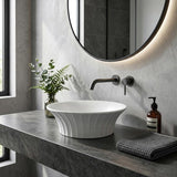 Infinity Ceramic Above Counter Art Basin 395x395x130mm - In Various Colour