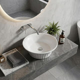 Infinity Ceramic Above Counter Art Basin 395x395x130mm - In Various Colour