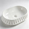 Infinity Oval Above Counter Ceramic Basin 530x370x135mm - In Various Colour